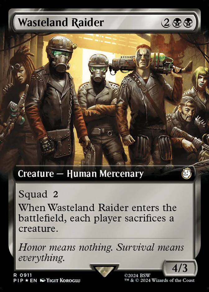 Wasteland Raider - Extended Art - Surge Foil (Foil)