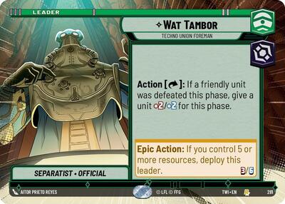 Wat Tambor - Techno Union Foreman  (Hyperspace) - Foil