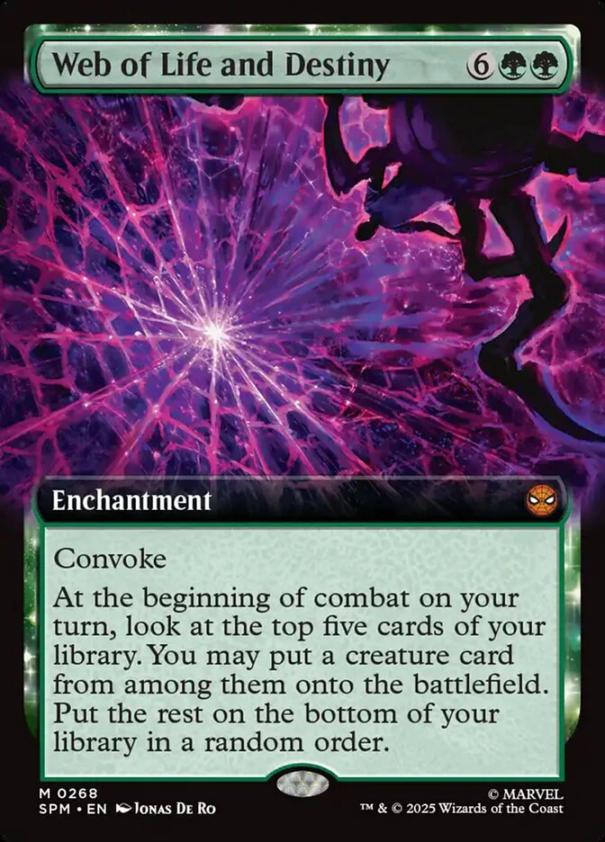 Web of Life and Destiny - Enchantment - Extended Art (Foil)