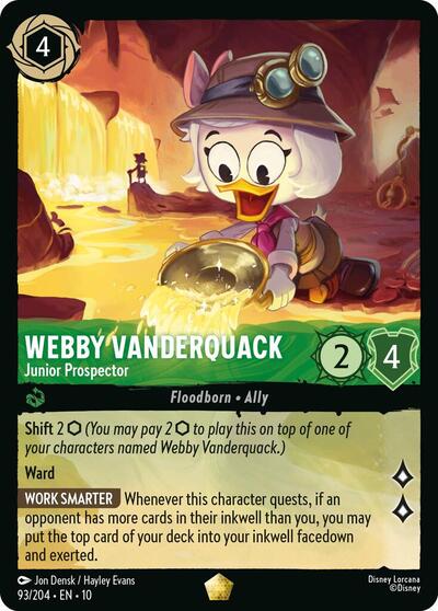 Webby Vanderquack - Junior Prospector - Foil