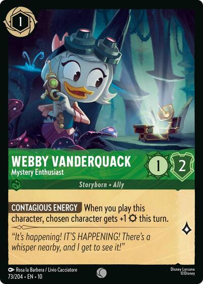 Webby Vanderquack - Mystery Enthusiast - Foil