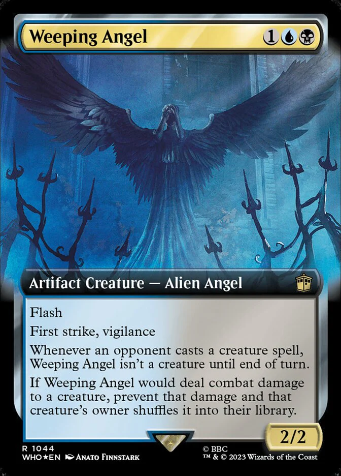 Weeping Angel - Extended Art - Surge Foil (Foil)