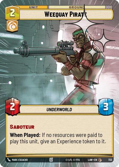 Weequay Pirate (Hyperspace) - Foil