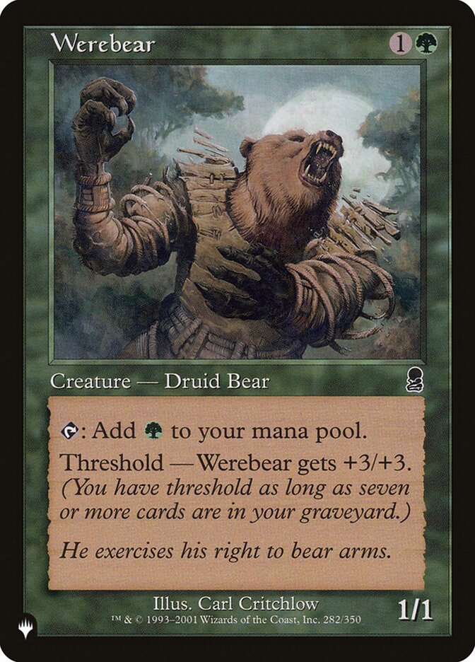 Werebear - Retro Frame