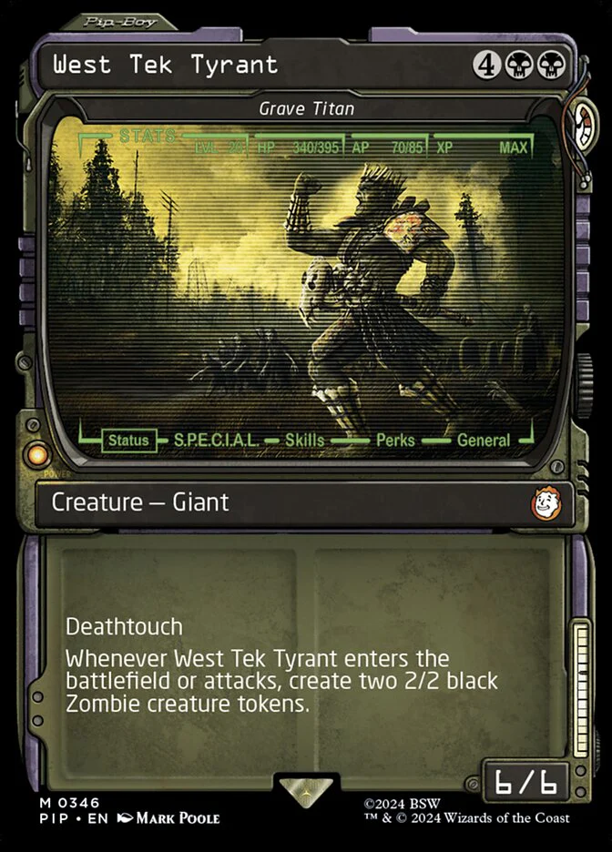 West Tek Tyrant - Grave Titan - Inverted - Showcase (Foil)