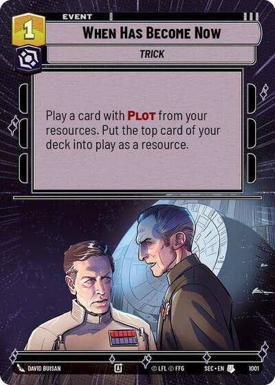 When Has Become Now (Hyperspace) - Foil