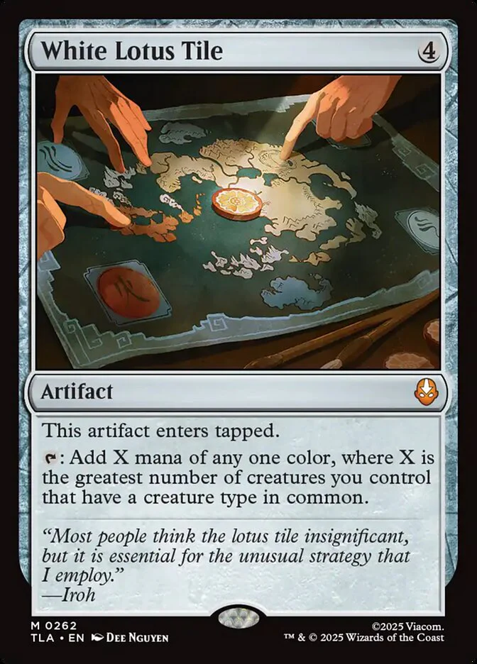 White Lotus Tile (Foil)