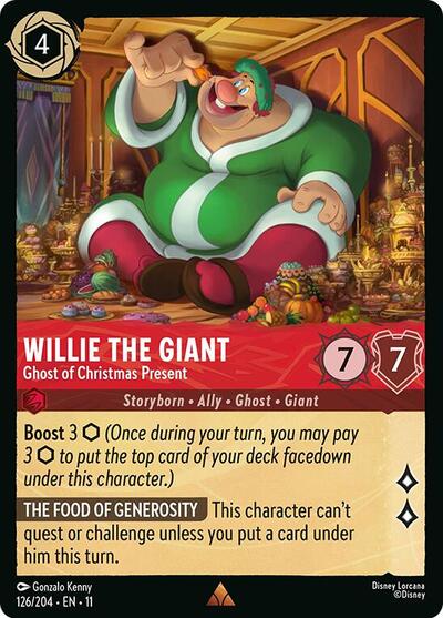 Willie the Giant - Ghost of Christmas Present - Foil