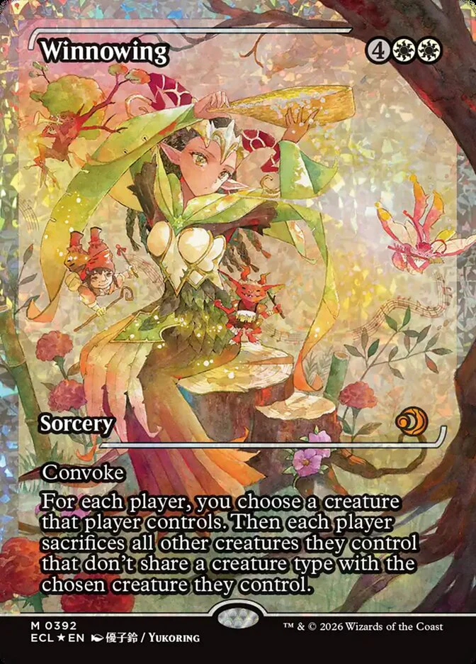 Winnowing - Full Art - Inverted - Showcase (Foil)