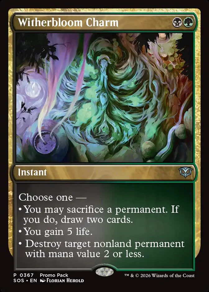 Witherbloom Charm - Inverted (Foil)