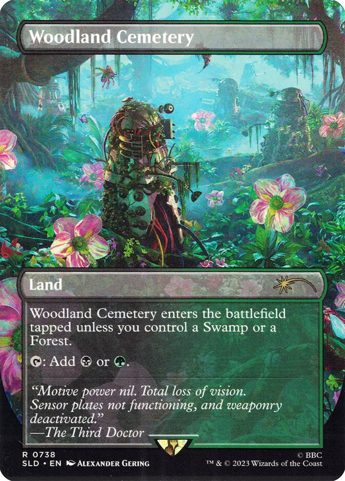 Woodland Cemetery - Borderless - Full Art (Foil)