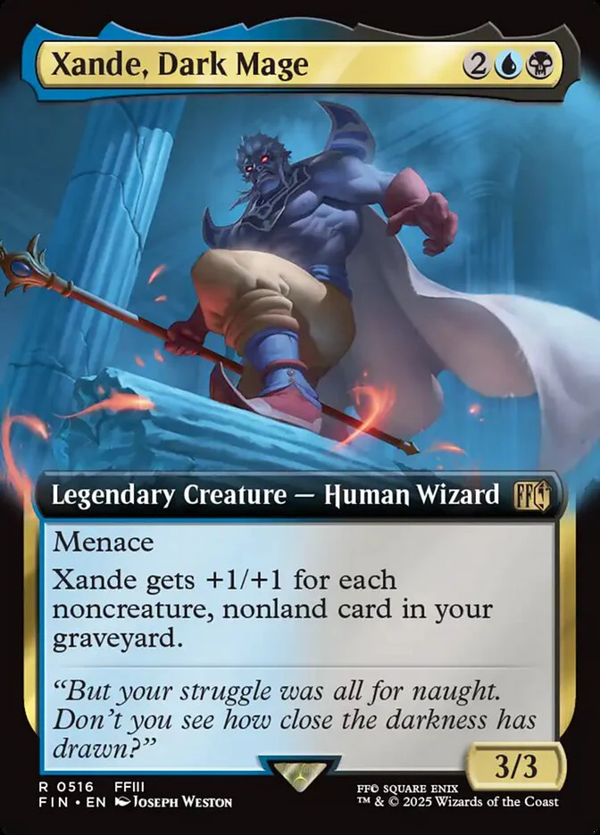 Xande, Dark Mage - Extended Art - Legendary