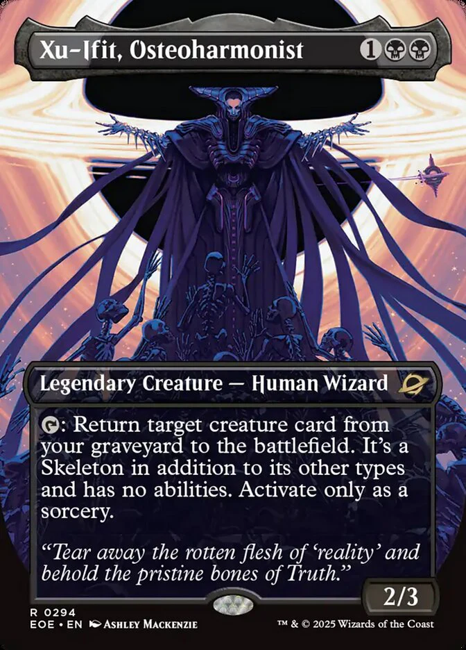 Xu-Ifit, Osteoharmonist - Borderless - Full Art - Inverted - Legendary