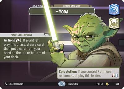 Yoda - Sensing Darkness  (Showcase)