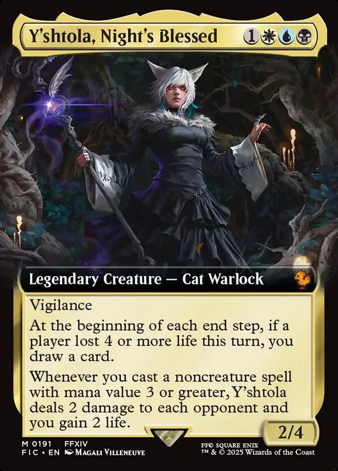 Y'shtola, Night's Blessed - Extended Art - Legendary (Foil)