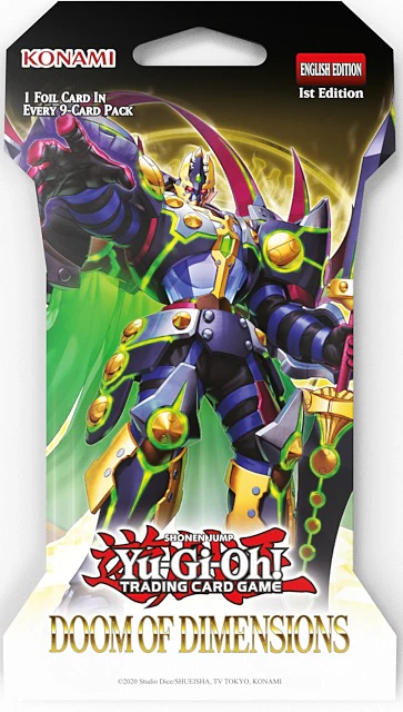 YuGiOh Doom of Dimension Booster Pack