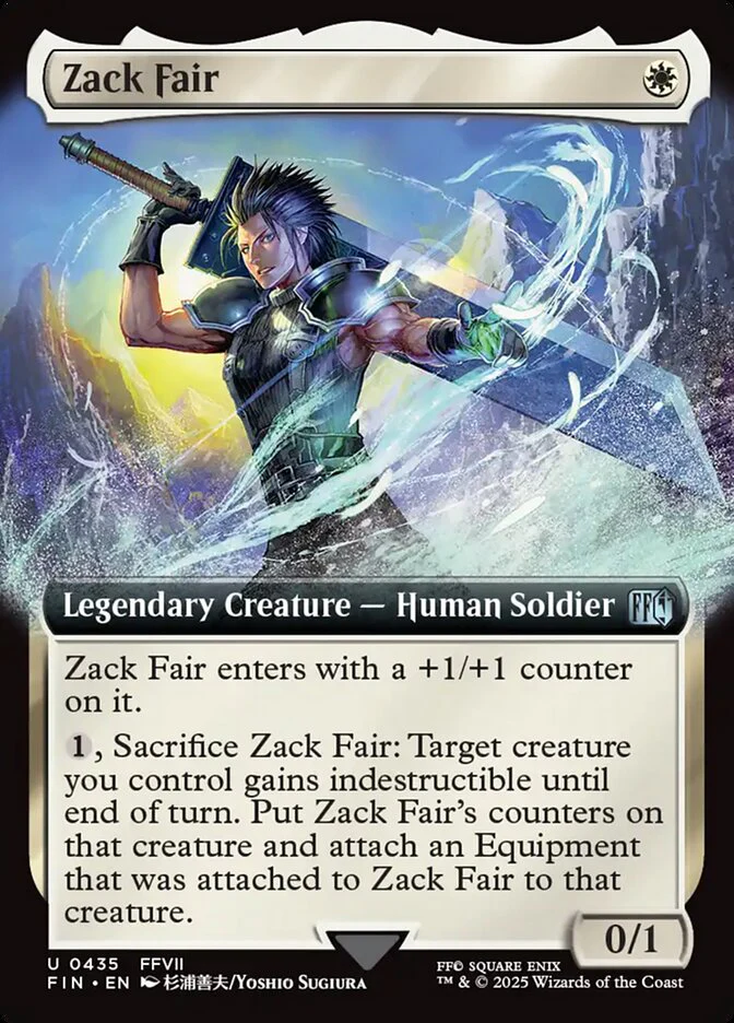 Zack Fair - Extended Art - Legendary (Foil)