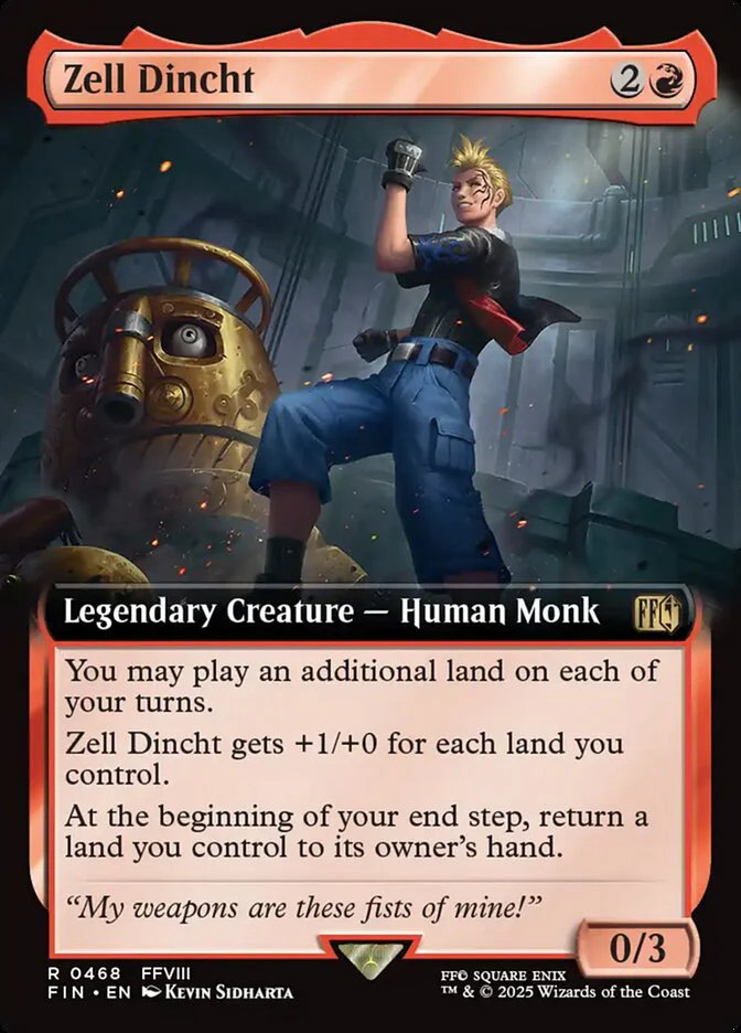 Zell Dincht - Extended Art - Legendary (Foil)