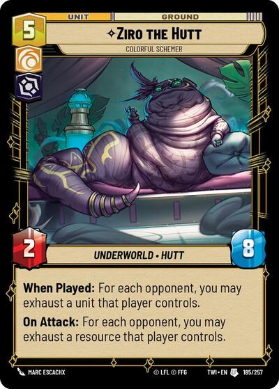 Ziro the Hutt - Colorful Schemer  - Foil