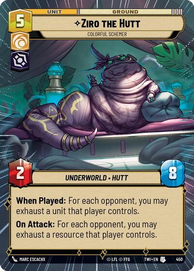Ziro the Hutt - Colorful Schemer  (Hyperspace) - Foil