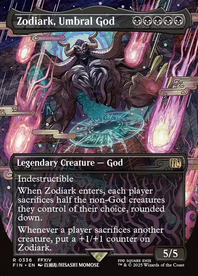 Zodiark, Umbral God - Borderless - Full Art - Inverted - Legendary