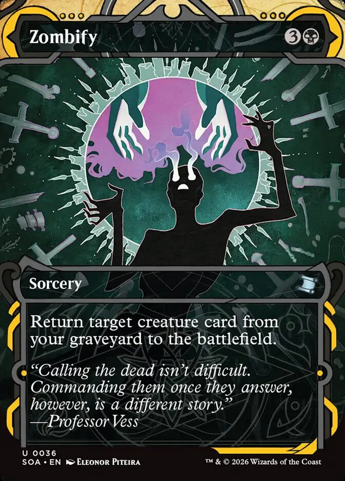 Zombify - Borderless - Inverted - Showcase (Foil)